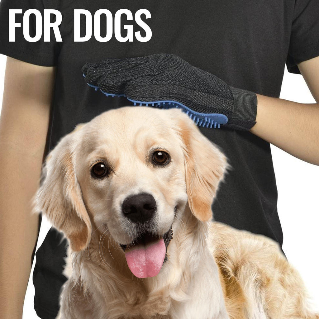 PawHaven Deshedding Grooming Glove — Gentle Hair Remover & Massage Mitt
