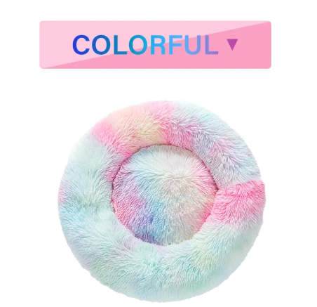 PawHaven Calming Donut Bed — Anti-Anxiety Cuddle Bed for Dogs & Cats