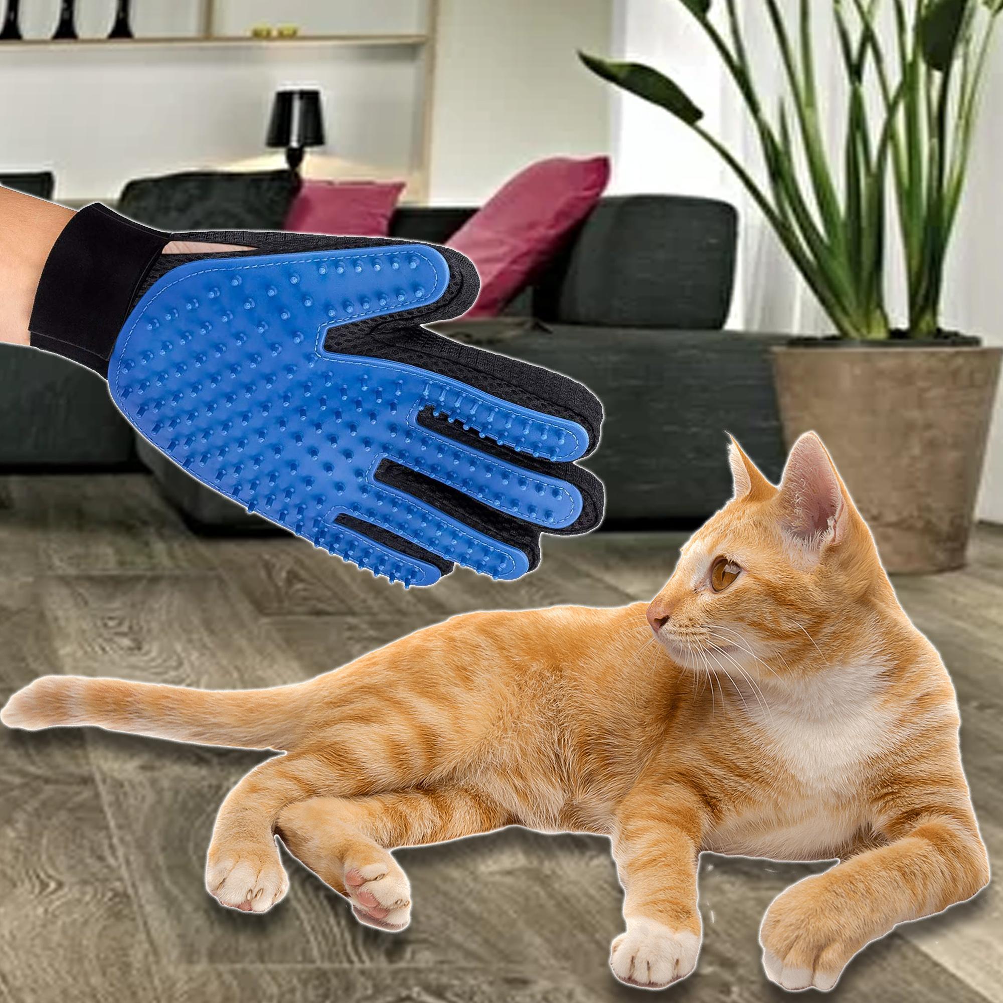 PawHaven Deshedding Grooming Glove — Gentle Hair Remover & Massage Mitt