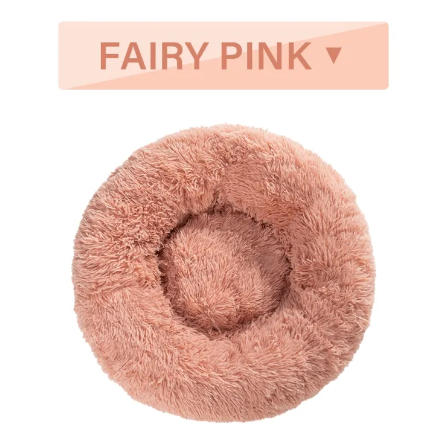 PawHaven Calming Donut Bed — Anti-Anxiety Cuddle Bed for Dogs & Cats