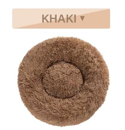 PawHaven Calming Donut Bed — Anti-Anxiety Cuddle Bed for Dogs & Cats